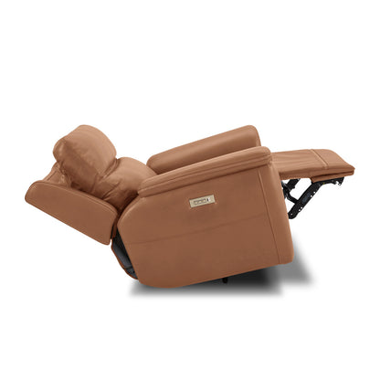 Sawyer Power Recliner with Power Headrest & Lumbar - Leather 727-73