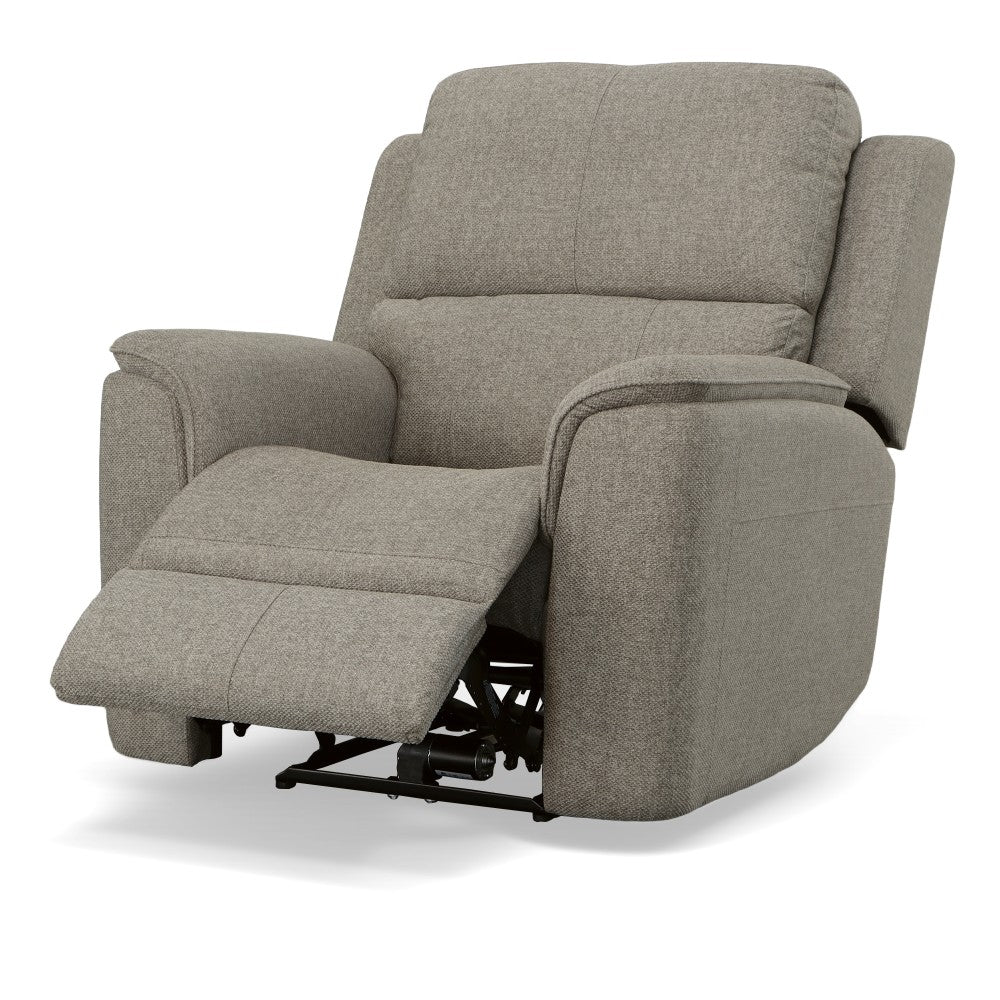 Henry Power Recliner with Power Headrest & Lumbar - Fabric 425-01