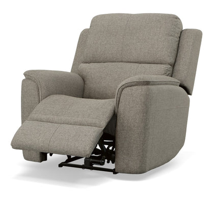 Henry Power Recliner with Power Headrest & Lumbar - Fabric 425-01