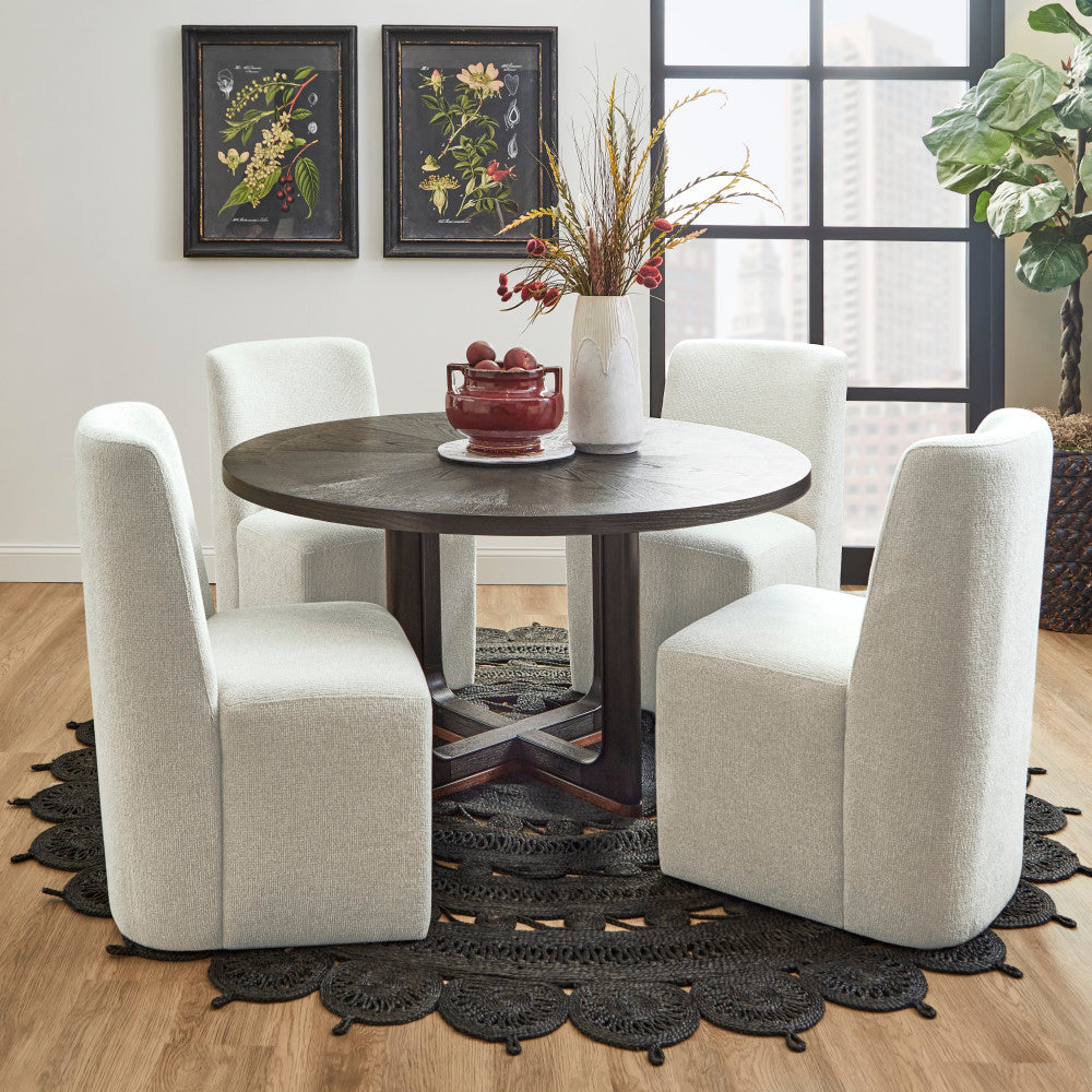 Waterfall Round Dining Table - Default Title