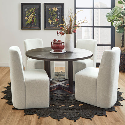 Waterfall Round Dining Table - Default Title