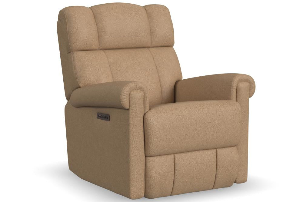 Classic Power Gliding Recliner with Power Headrest & Lumbar - Leather 659-80