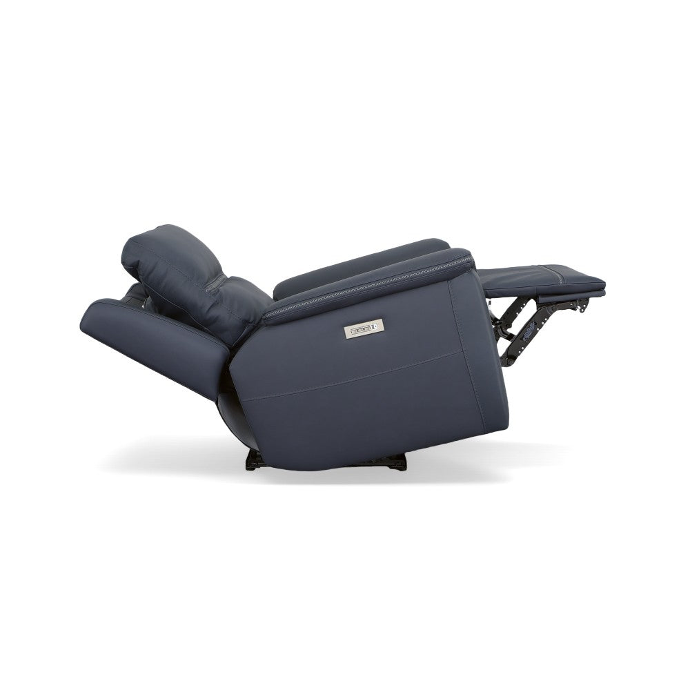 Sawyer Power Recliner with Power Headrest & Lumbar - Leather 009-42