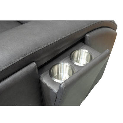 Wyatt Power Recliner with Power Headrest & Lumbar - Leather 705-02