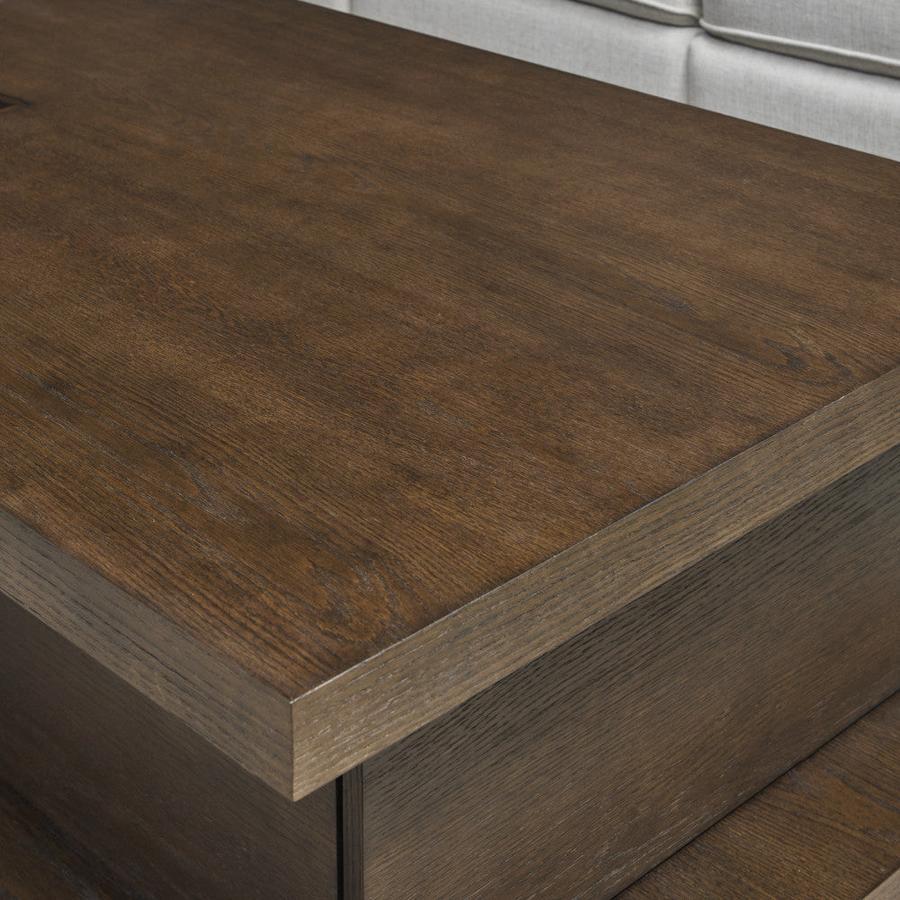 Athens Rectangular Coffee Table with Casters - Default Title