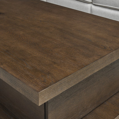 Athens Rectangular Coffee Table with Casters - Default Title