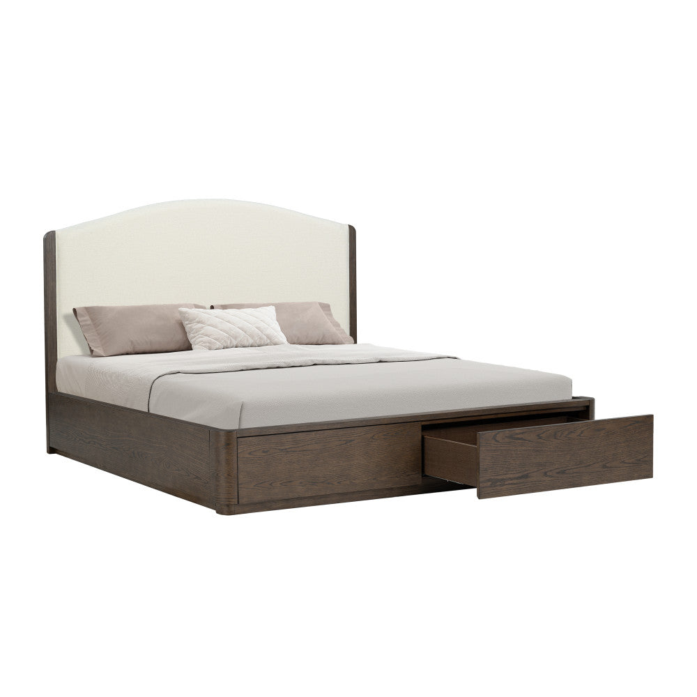Athens King Upholstered Storage Bed - Default Title