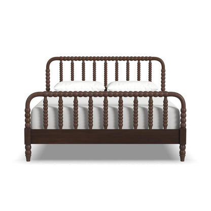 Spindle Queen Bed - Brown