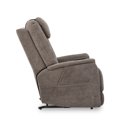 Zecliner Model 3+ Power Rocking Sleep Recliner with Power Headrest, Lumbar, Heat & Massage - Fabric 358-04