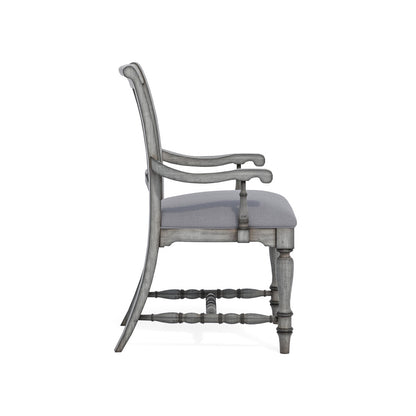 Plymouth Pair of Upholstered Arm Dining Chairs - Default Title
