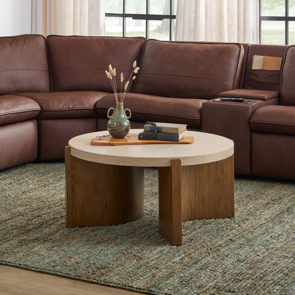 Eclipse Round Coffee table - Brown - 5000009308