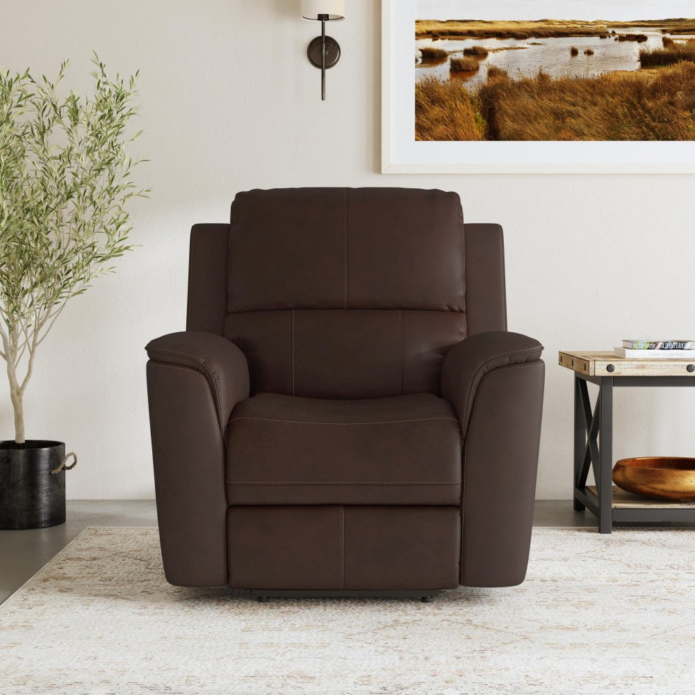 Henry Power Recliner with Power Headrest & Lumbar - Leather 946-71