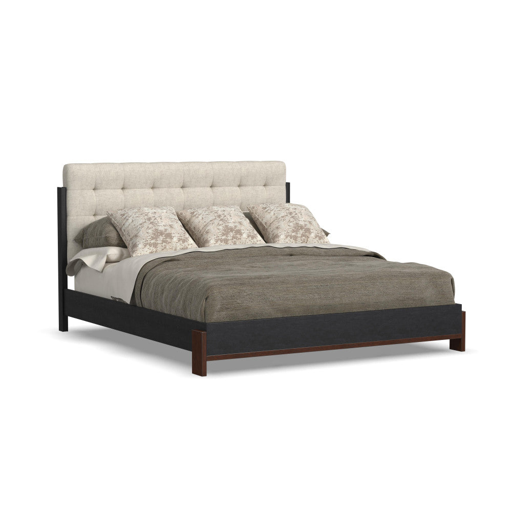 Waterfall King Upholstered Bed - Default Title