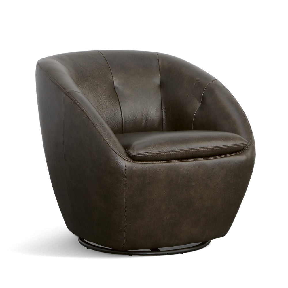 Wade Swivel Chair - Brown
