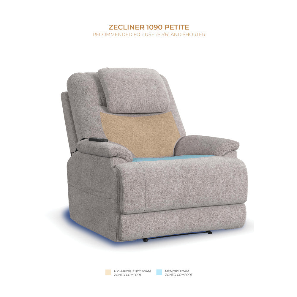 Zecliner Model 2 Petite Power Sleep Recliner with Power Headrest & Lumbar - Default Title