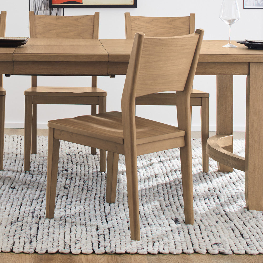 Normandy Pair of Wood Dining Chairs - Default Title