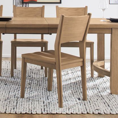 Normandy Pair of Wood Dining Chairs - Default Title