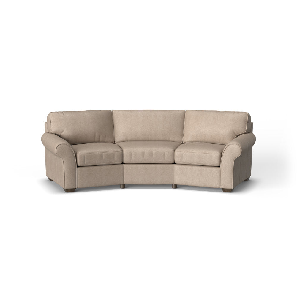 Vail Conversation Sofa - Leather 110-90