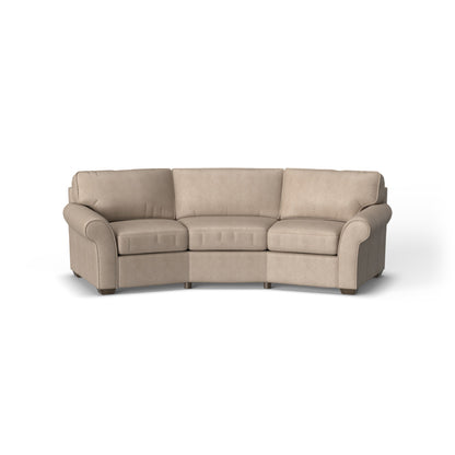 Vail Conversation Sofa - Leather 110-90
