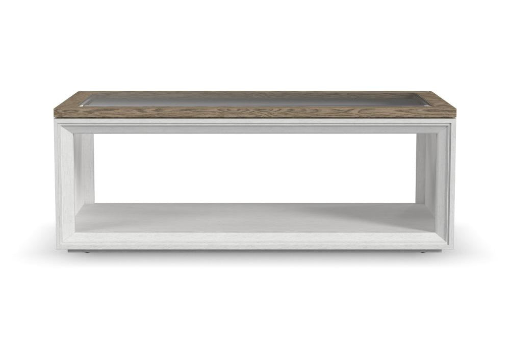 Melody Rectangular Coffee Table with Casters - Default Title