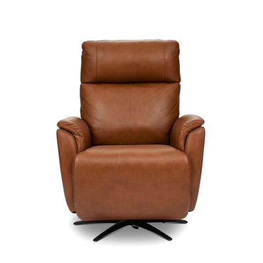 Cove Power Swivel Recliner with Power Headrest, Lumbar, Heat, & Massage - Leather 896-74