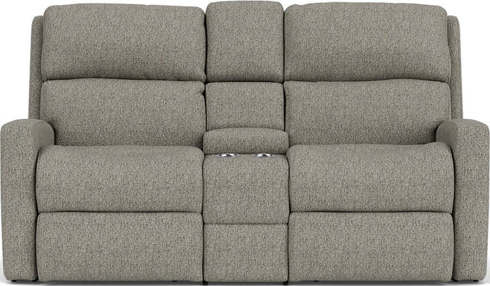 Catalina Reclining Loveseat with Console - Fabric 145-01