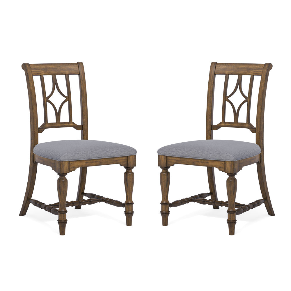 Plymouth Pair of Upholstered Dining Chairs - Default Title