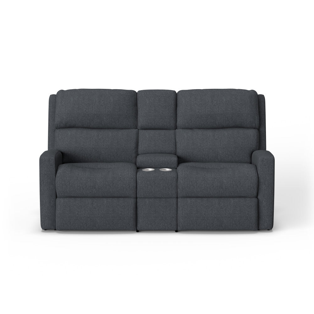 Catalina Power Reclining Loveseat with Console & Power Headrests - Fabric 188-40