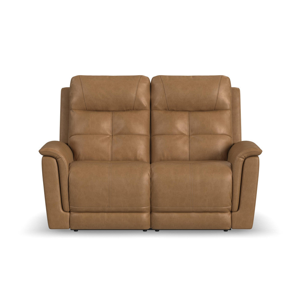 Ranger Power Reclining Loveseat with Power Headrest, Lumbar, Heat & Massage - Leather 439-72