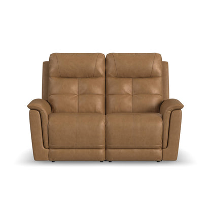 Ranger Power Reclining Loveseat with Power Headrest, Lumbar, Heat & Massage - Leather 439-72