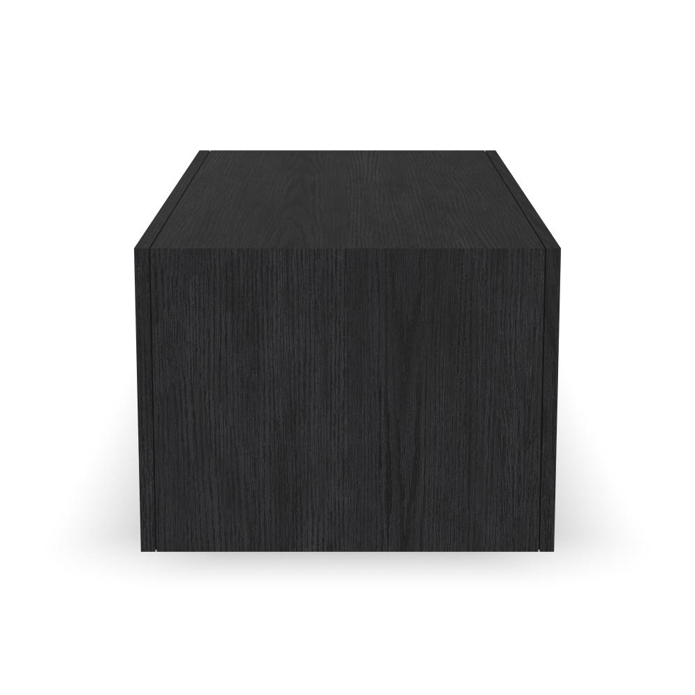 Waterfall Rectangular Coffee Table - Black
