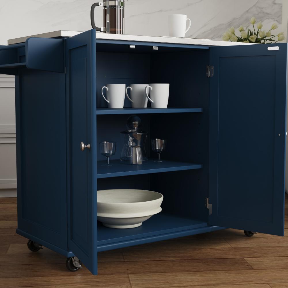 Dolly Madison Kitchen Cart - Blue