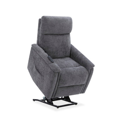 Luma Petite Petite Power Lift Recliner with Power Headrest, Lumbar, Heat & Massage - Fabric 428-02