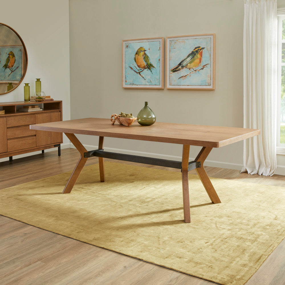 Millwork Rectangular Dining Table - Default Title