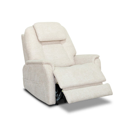 Zecliner Model 3+ Petite Power Sleep Chair with Power Headrest, Lumbar, Heat & Massage - Fabric 358-11