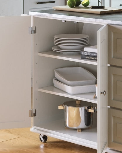 Dolly Madison Kitchen Cart - Off-White - 5000000010
