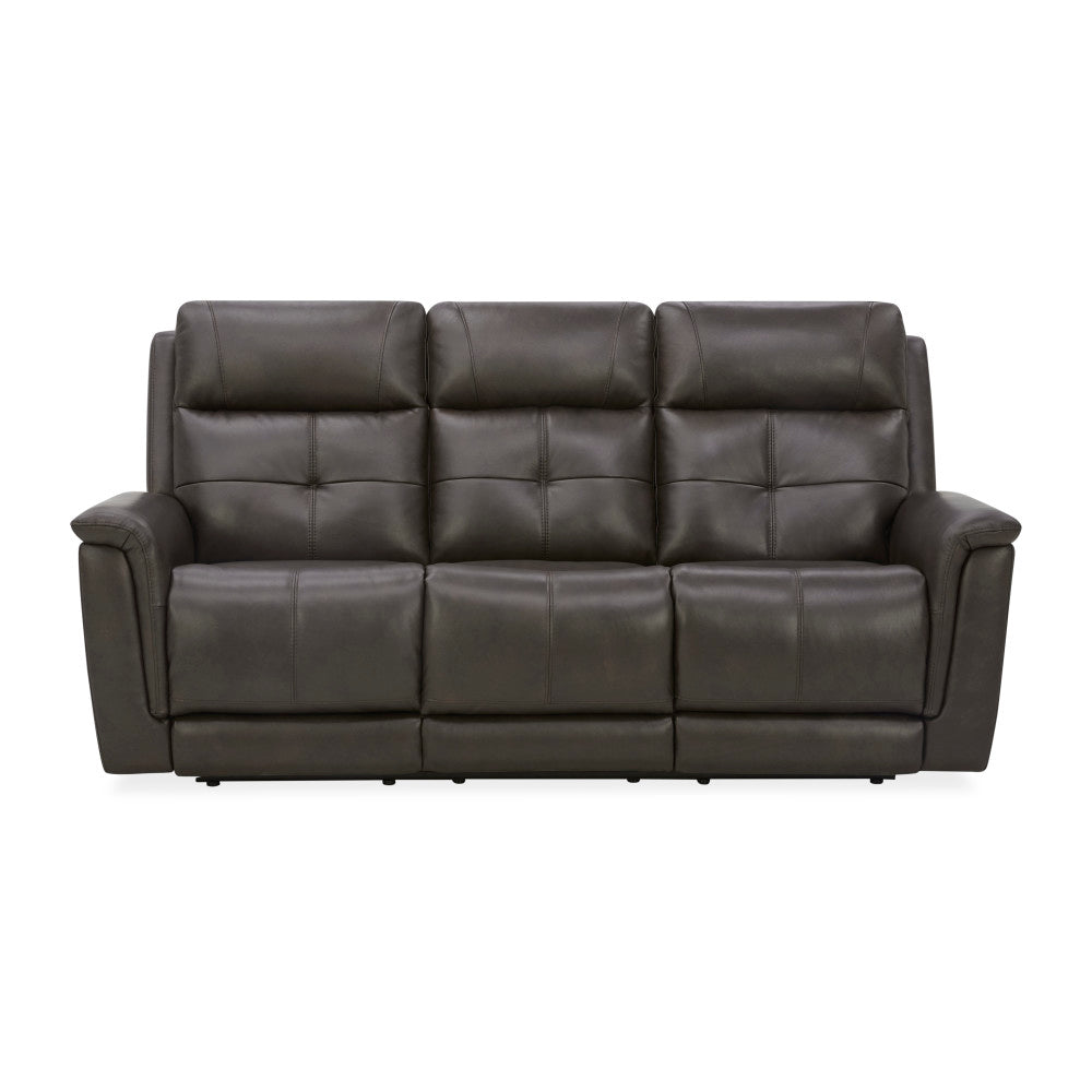 Ranger Power Reclining Sofa with Console, Power Headrest, Lumbar, Heat & Massage - Leather 439-70