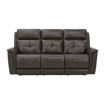 Ranger Power Reclining Sofa with Console, Power Headrest, Lumbar, Heat & Massage - Leather 439-70