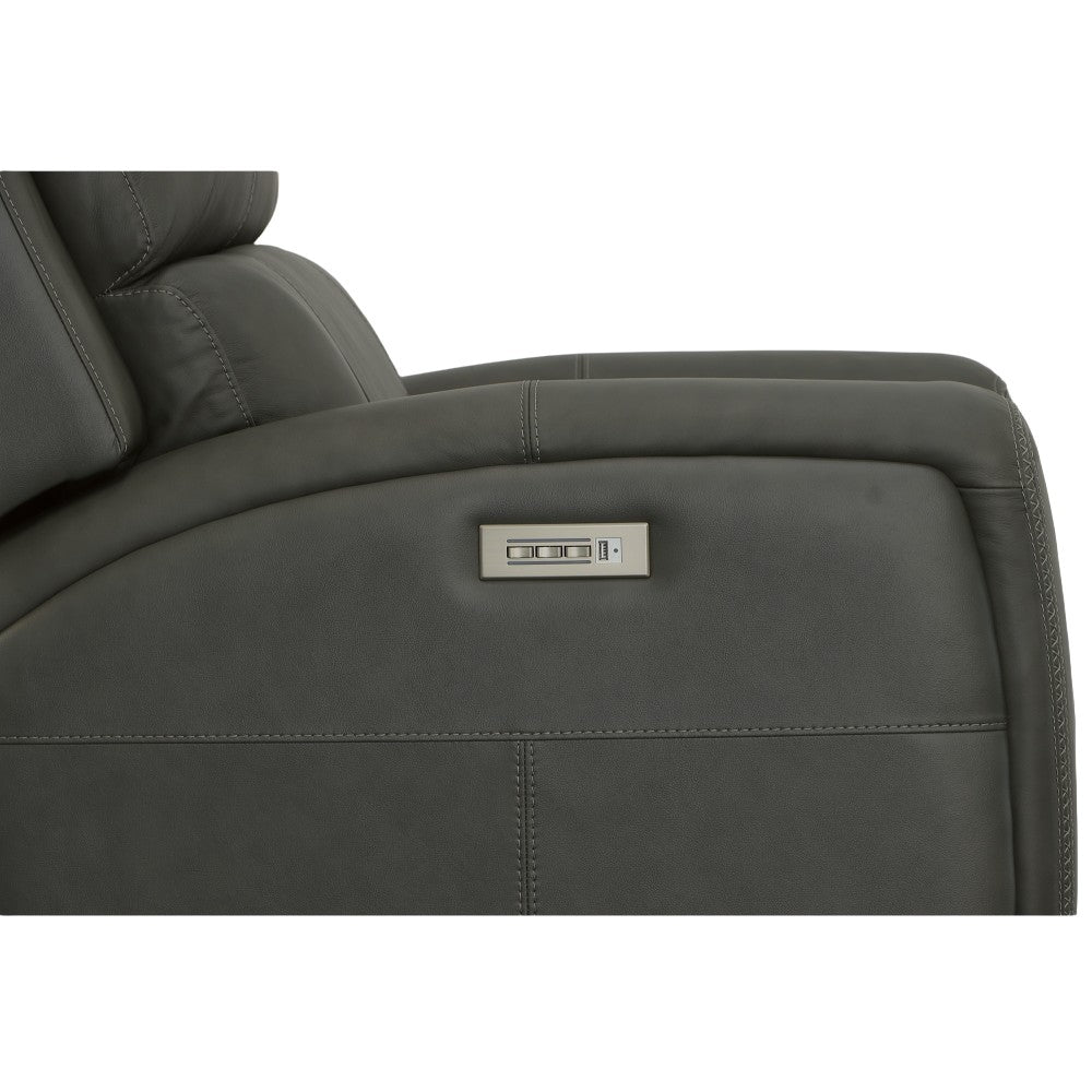 Linden Power Recliner with Power Headrest & Lumbar - Leather 946-02