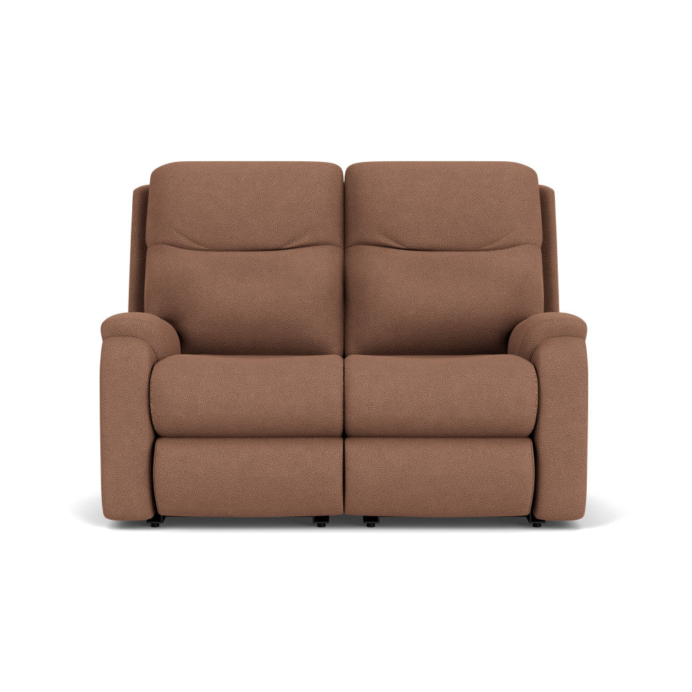Penn Power Reclining Loveseat with Power Headrests & Lumbar - Default Title
