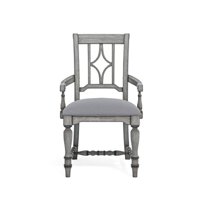Plymouth Pair of Upholstered Arm Dining Chairs - Default Title