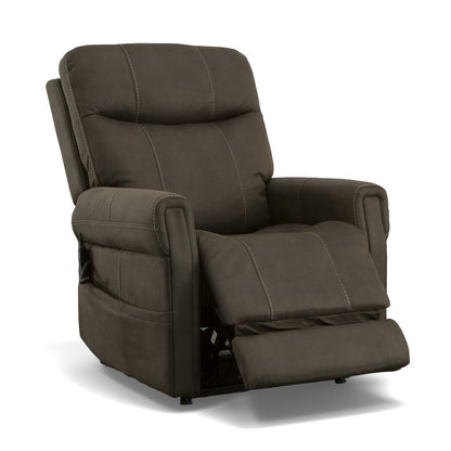 Jenkins Power Lift Recliner with Right-Hand Control & Power Headrest - Brown