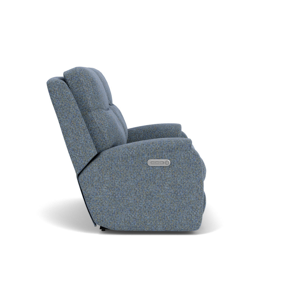 Penn Power Reclining Loveseat with Power Headrests & Lumbar - Default Title