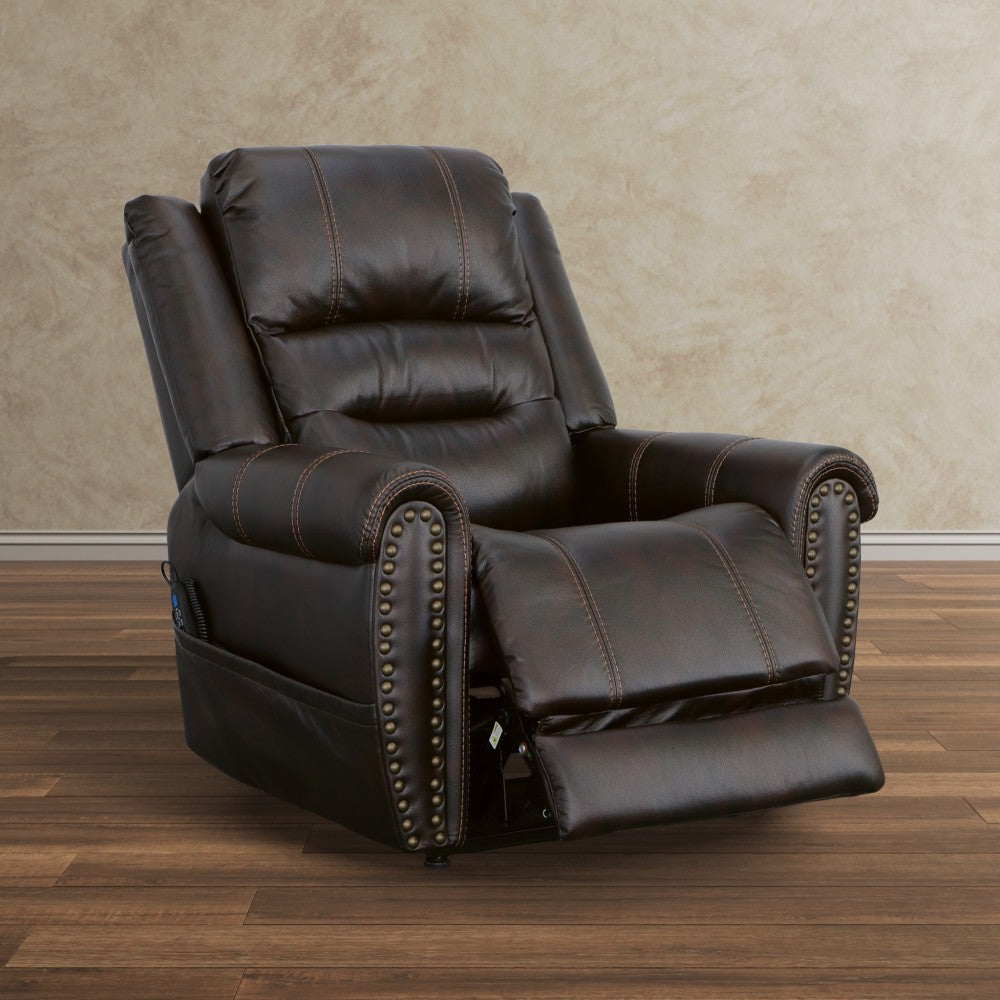 Oscar Power Lift Recliner with Right-Hand Control & Power Headrest - Fabric 629-70