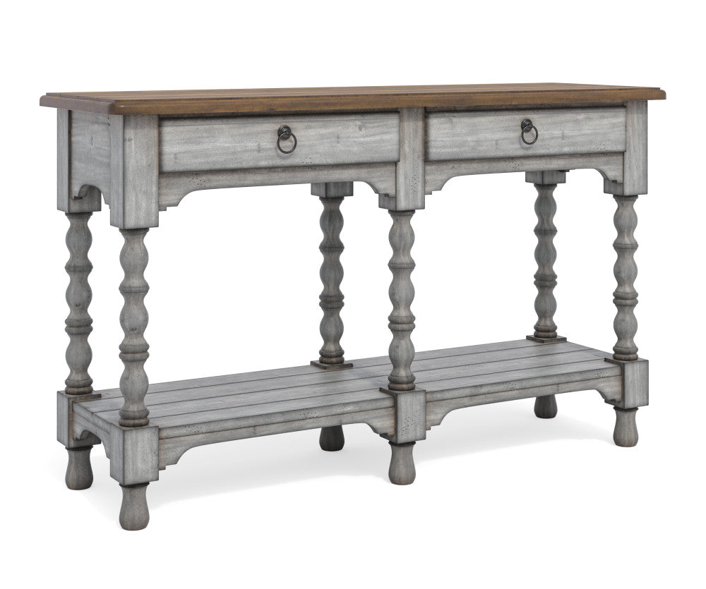 Plymouth Sofa Table - Gray, Brown