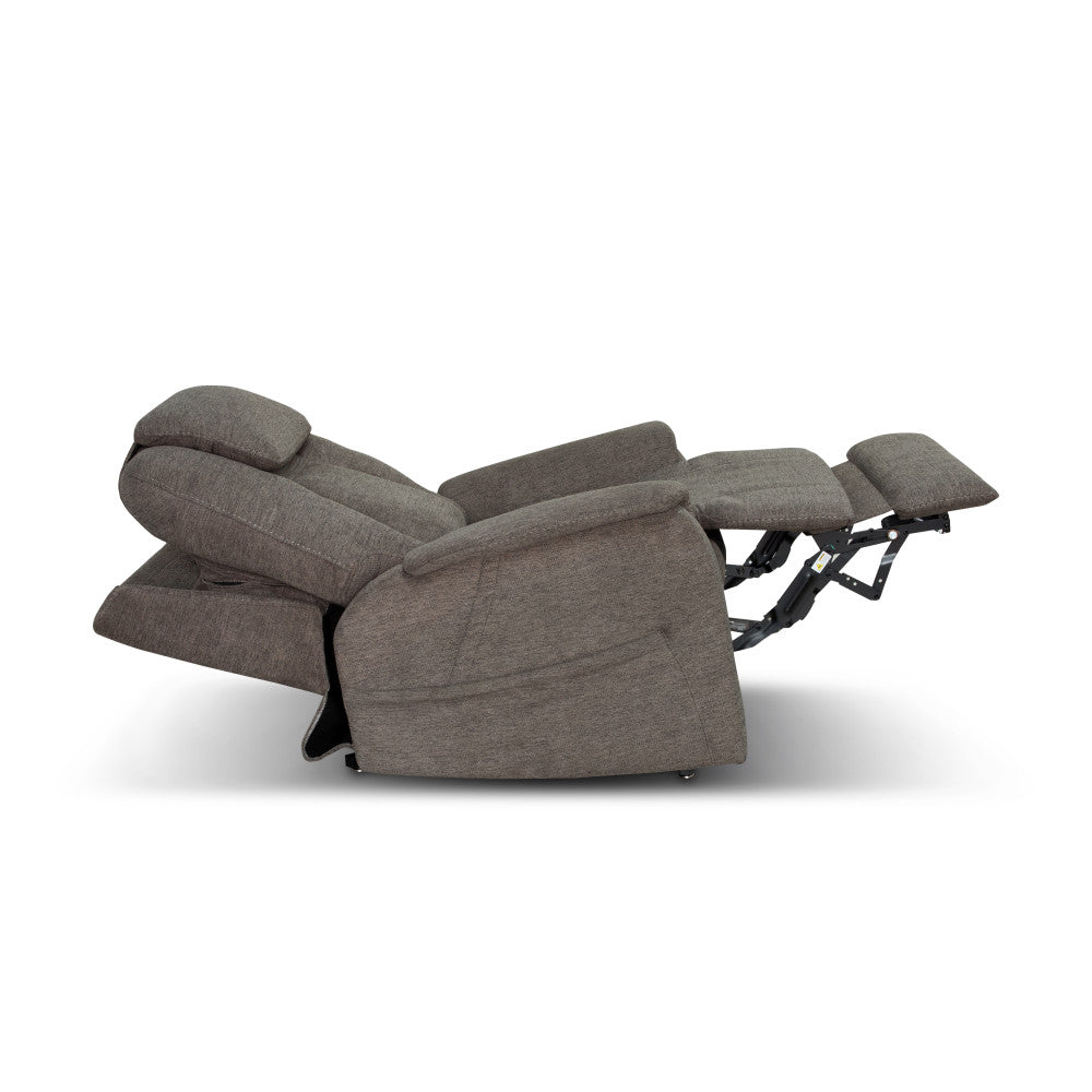 Zecliner Model 3+ Petite Power Sleep Chair with Power Headrest, Lumbar, Heat & Massage - Fabric 358-04
