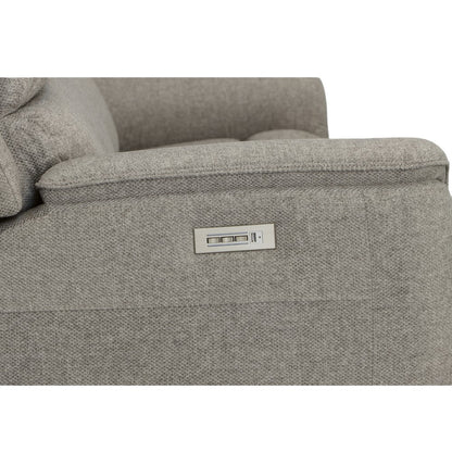 Henry Power Reclining Sofa with Power Headrests & Lumbar - Fabric 425-01