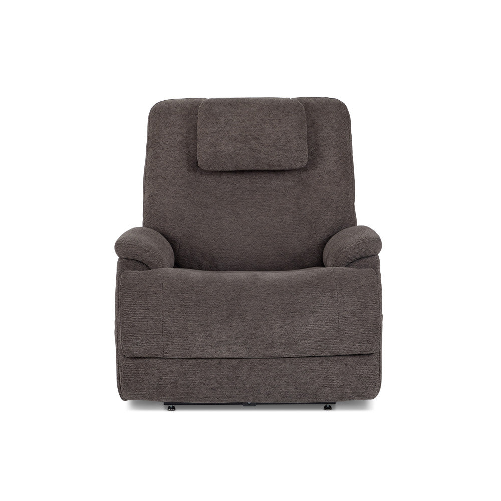 Zecliner Model 2+ Power Lift Sleep Recliner with Power Headrest, Lumbar, Heat & Massage - Fabric 358-04