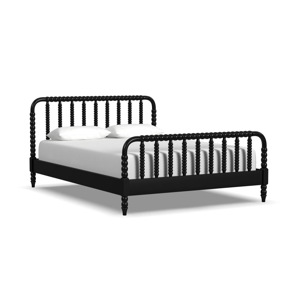 Spindle Queen Bed - Black