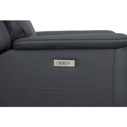 Sawyer Power Recliner with Power Headrest & Lumbar - Leather 009-42